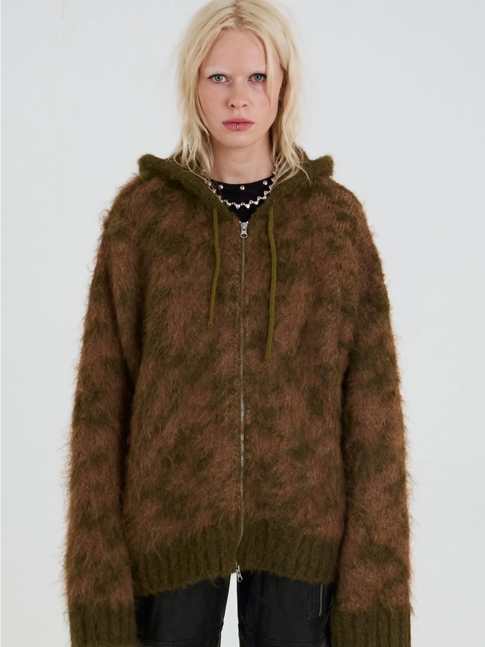 The Ragged Priest Arrakis Grunge Knit Hoodie